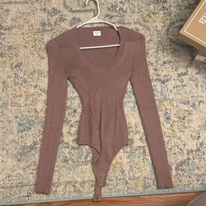 Abercrombie Mauve Bodysuit